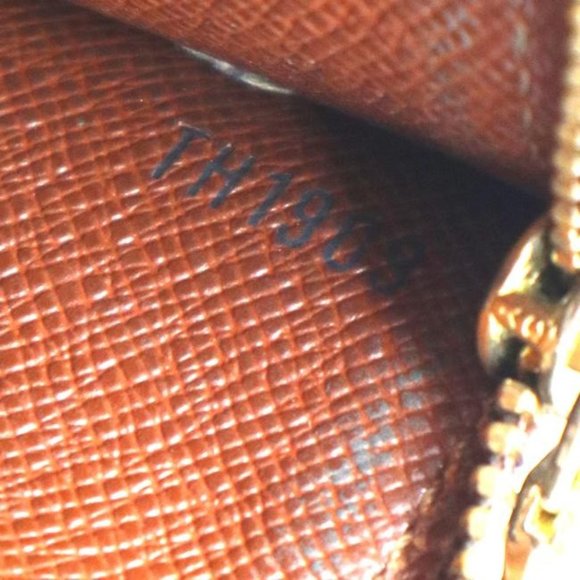 #46346 Monogram Long Flap Pocket Bill Case Zip Zipper Vintage Sarah Wallet - Picture 4 of 11